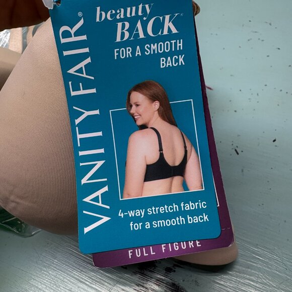 Vanity Fair Beauty Back Bra 36C wireless - new! - Picture 4 of 7